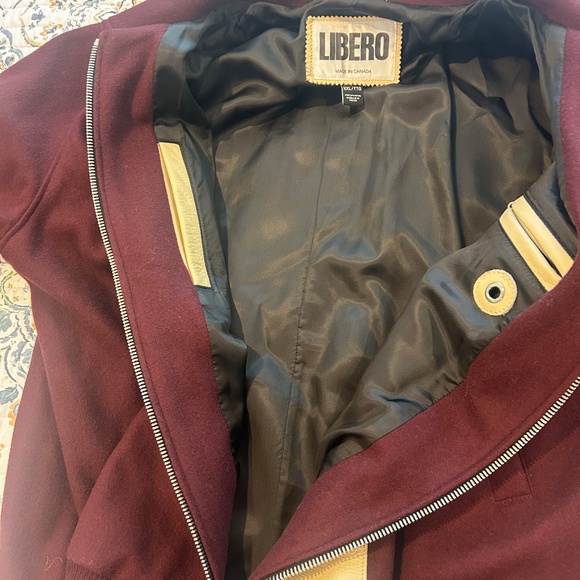 Libero Burgundy wool jacket- XXL - Picture 6 of 11